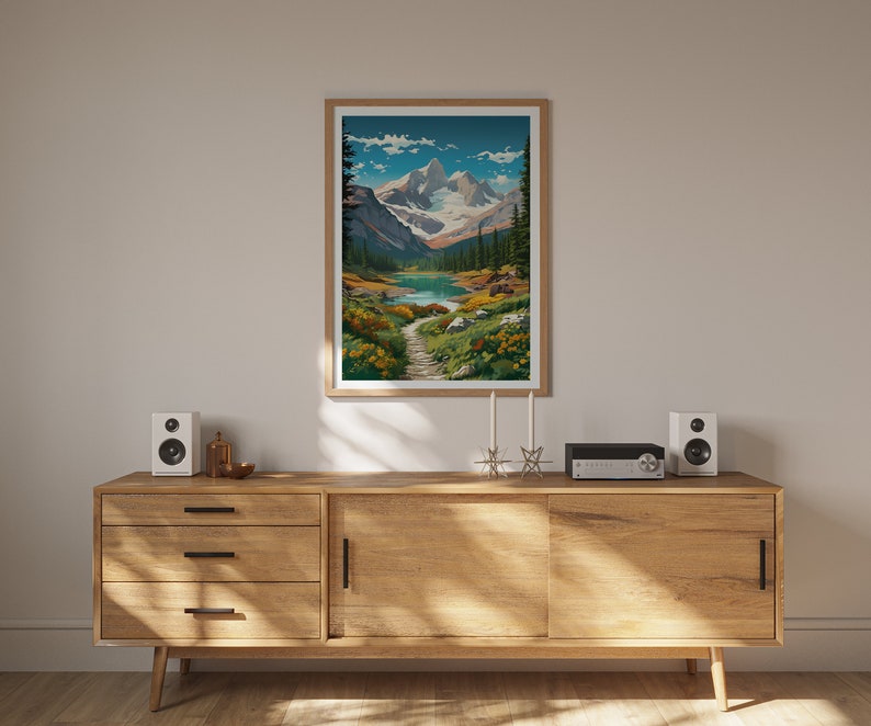 Swiss Alps Travel Poster, Switzerland Wall Art, Switzerland Print, Swiss Alps Poster, Mountains Poster, Nature Poster, Swiss Alps Art