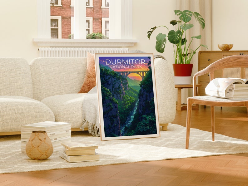 Durmitor National Park Poster, Durmitor Print, Montenegro Poster, Montenegro Print, Đurđevića Tara Bridge Poster, Montenegro Art