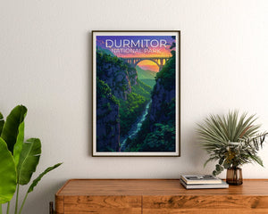 Durmitor National Park Poster, Durmitor Print, Montenegro Poster, Montenegro Print, Đurđevića Tara Bridge Poster, Montenegro Art