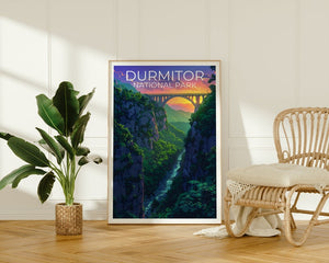 Durmitor National Park Poster, Durmitor Print, Montenegro Poster, Montenegro Print, Đurđevića Tara Bridge Poster, Montenegro Art