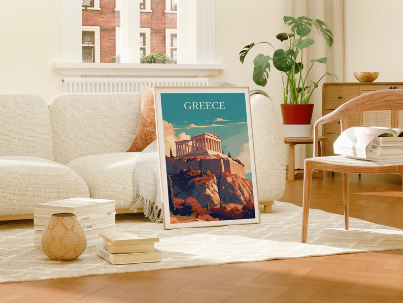 Athens Travel Poster, Athen Wall Art, Greece Print, Athens Poster, Athens Art, Europe Poster, Poster Art, Wall Decor