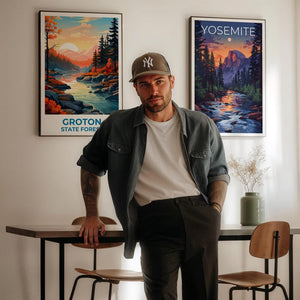 Groton State Forest Travel Print Vermont Poster New England Wall Art Vermont Poster Home Decor Birthday Gift