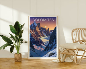 Dolomites Poster, Dolomites Print, Italy Poster, Italy Print, Dolomites Travel Poster, Mountains Poster, Dolomites Art
