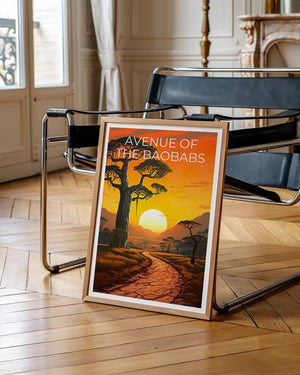 Avenue of the Baobabs Travel Print, Madagascar Poster, Giant Trees Wall Art, Madagascar Art, Home Decor, Birthday Gift