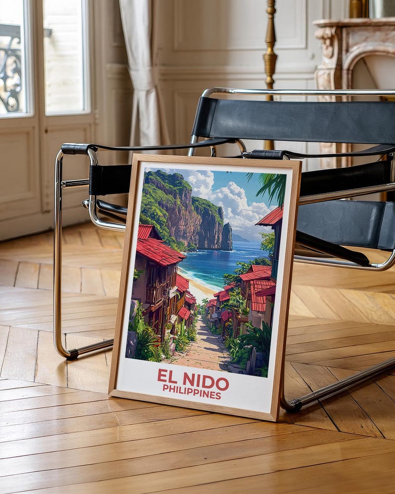 El Nido Poster - Philippines Tropical Wall Art