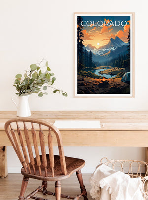 Colorado Poster, Rockies Wandkunst, Rockies Druck, Colorado Poster, Rockies Poster, Colorado Druck, Rockies Kunst