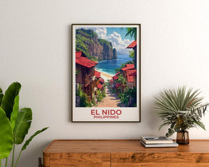 El Nido Poster - Philippines Tropical Wall Art