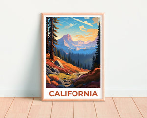 California Poster, California Print, Inyo National Forest Poster, Inyo Print, California Travel Poster, Forest Poster, California Art