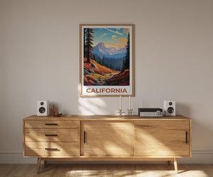 California Poster, California Print, Inyo National Forest Poster, Inyo Print, California Travel Poster, Forest Poster, California Art