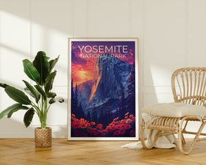 Affiche Yosemite, Impression Yosemite, Affiche El Capitan, Impression Californie, Affiche de voyage Yosemite, Art El Capitan, Art Yosemite
