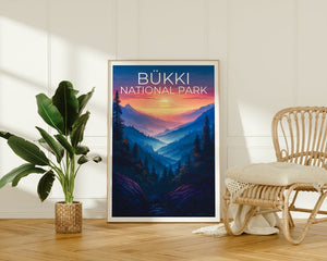 Bükki National Park Poster, Hungary Print, Hungary Poster, Forest Poster, Mountain Poster, Hungary Art, Hiking Poster