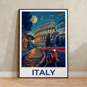 Italy Poster, Italy Print, Rome Poster, Rome Print, Italy Travel Poster, Colosseum Art, Colosseum Poster