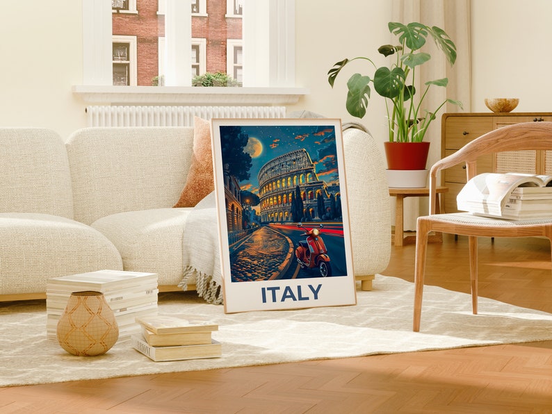 Italy Poster, Italy Print, Rome Poster, Rome Print, Italy Travel Poster, Colosseum Art, Colosseum Poster