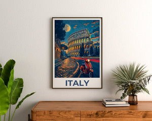 Italy Poster, Italy Print, Rome Poster, Rome Print, Italy Travel Poster, Colosseum Art, Colosseum Poster