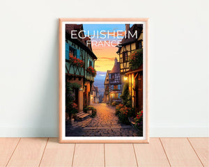 Eguisheim Poster, France Print, France Art, Eguisheim Print, Eguisheim Travel Poster, Europe Poster, Eguisheim Wall Art