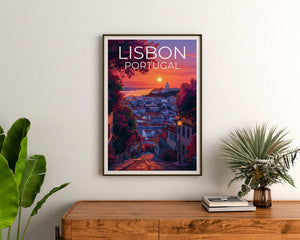 Lisbon Poster, Lisbon Print, Portugal Poster, Portugal Print, Lisbon Travel Poster, Europe Poster, Lisbon Art