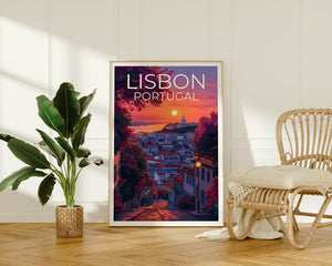 Lisbon Poster, Lisbon Print, Portugal Poster, Portugal Print, Lisbon Travel Poster, Europe Poster, Lisbon Art