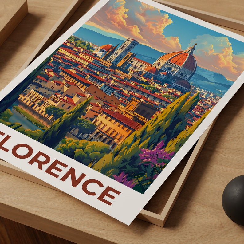 Florence Poster, Florence Print, Italy Poster, Italy Print, Florence Travel Poster, Europe Poster, Florence Art