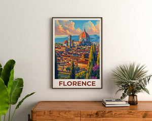 Florence Poster, Florence Print, Italy Poster, Italy Print, Florence Travel Poster, Europe Poster, Florence Art