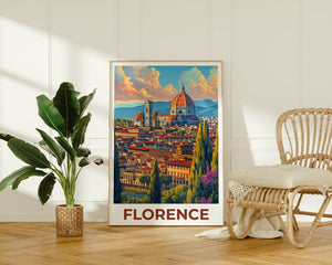 Florence Poster, Florence Print, Italy Poster, Italy Print, Florence Travel Poster, Europe Poster, Florence Art