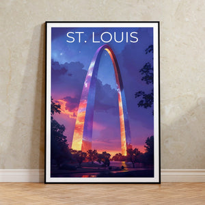 St. Louis Poster, St. Louis Print, Gateway Arch Poster, Gateway Arch Print, St. Louis Arch Poster, Gateway Arch Art, St. Louis Art