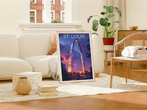 St. Louis Poster, St. Louis Print, Gateway Arch Poster, Gateway Arch Print, St. Louis Arch Poster, Gateway Arch Art, St. Louis Art