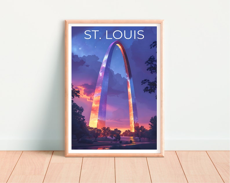 St. Louis Poster, St. Louis Print, Gateway Arch Poster, Gateway Arch Print, St. Louis Arch Poster, Gateway Arch Art, St. Louis Art