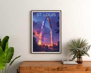 St. Louis Poster, St. Louis Print, Gateway Arch Poster, Gateway Arch Print, St. Louis Arch Poster, Gateway Arch Art, St. Louis Art