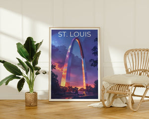 St. Louis Poster, St. Louis Print, Gateway Arch Poster, Gateway Arch Print, St. Louis Arch Poster, Gateway Arch Art, St. Louis Art