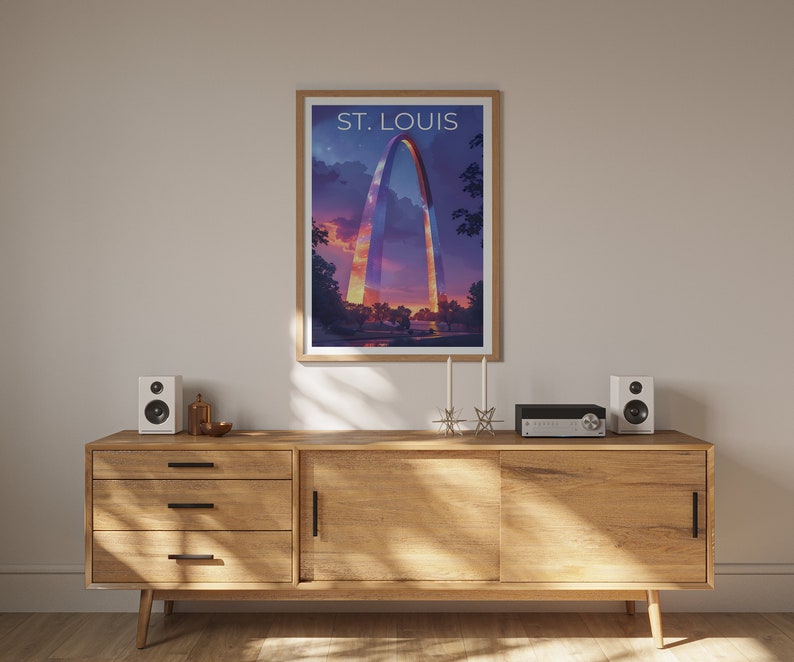 St. Louis Poster, St. Louis Print, Gateway Arch Poster, Gateway Arch Print, St. Louis Arch Poster, Gateway Arch Art, St. Louis Art