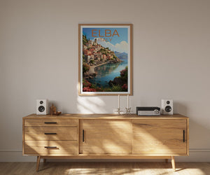Elba Travel Poster, Italy Wall Art, Italy Print, Elba Poster, Italy Poster, Elba Poster, Italy Art