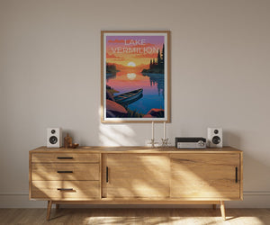 Lake Vermilion Poster, Lake Vermilion Print, Minnesota Art, Minnesota Print, Lake Vermilion Poster, Lake Poster, Minnesota Gift