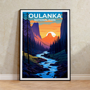 Oulanka Travel Poster, Finland Wall Art, Finland Print, Oulanka Poster, Finland Poster, Nature Poster, Oulanka Art
