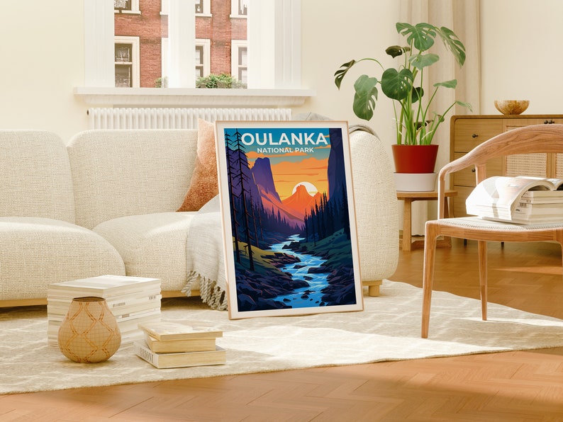Oulanka Travel Poster, Finland Wall Art, Finland Print, Oulanka Poster, Finland Poster, Nature Poster, Oulanka Art