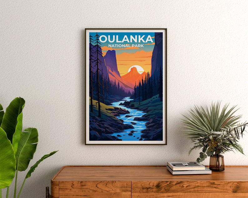 Oulanka Travel Poster, Finland Wall Art, Finland Print, Oulanka Poster, Finland Poster, Nature Poster, Oulanka Art