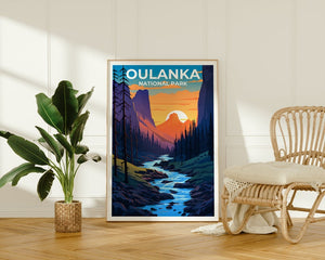 Oulanka Travel Poster, Finland Wall Art, Finland Print, Oulanka Poster, Finland Poster, Nature Poster, Oulanka Art
