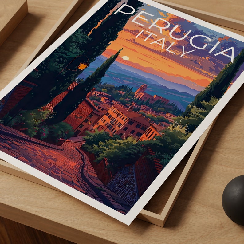 Perugia Poster, Perugia Print, Italy Poster, Italy Print, Perugia Travel Poster, Italy Art, Italy Print
