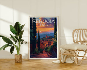 Perugia Poster, Perugia Print, Italy Poster, Italy Print, Perugia Travel Poster, Italy Art, Italy Print