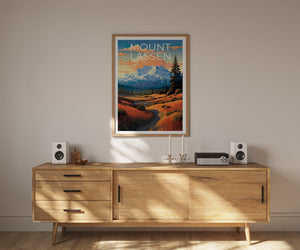 Mount Lassen Reiseposter, Kalifornien Wandkunst, Kalifornien Druck, Mount Lassen Poster, Kalifornien Poster, Natur Poster, Mount Lassen Art