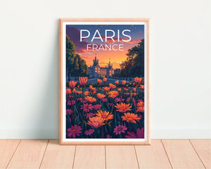 Jardin du Luxembourg Poster, Paris Print, Paris Poster, Jardin du Luxembourg Print, Flowers Poster, France Poster, Paris Gift