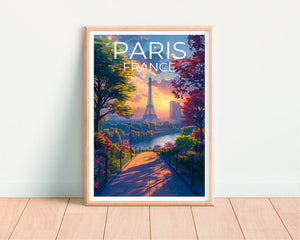 Paris Poster, Paris Print, Eiffel Tower Poster, Eiffel Print, Paris Travel Poster, France Poster, Paris Gift
