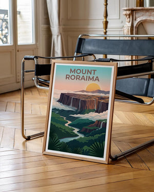 Mount Roraima Poster - South America Tepui Wall Art Print