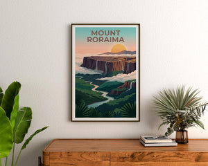 Mount Roraima Poster - South America Tepui Wall Art Print