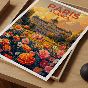 Jardin du Luxembourg Poster, Paris Travel Print, France Poster, Garden Art, Europe Poster, Landscape Poster, Home Decor, Birthday Gift