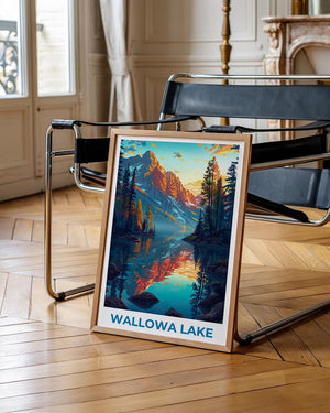 Wallowa Lake Poster - Pacific Northwest Wall Art