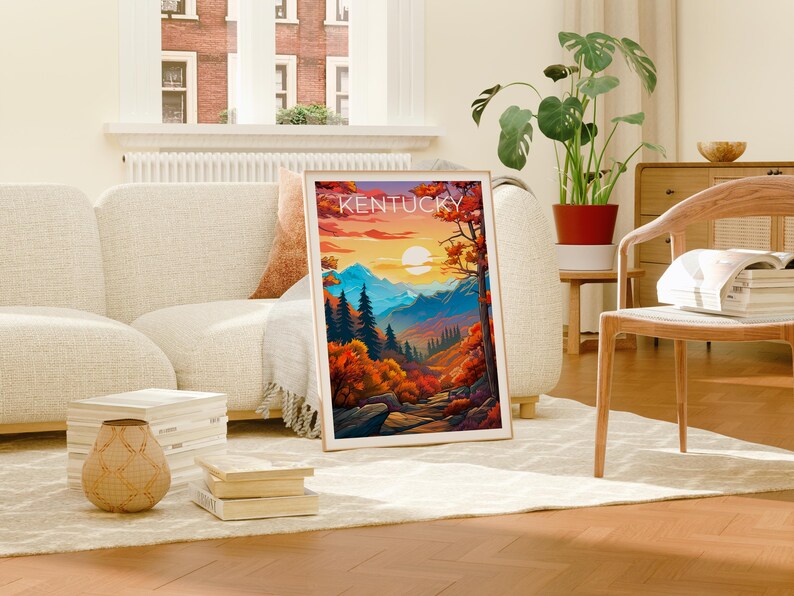 Kentucky Mountains Poster - Autumn Forest Wall Art