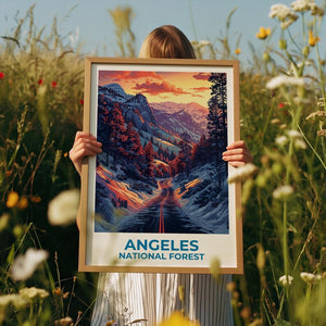 Angeles National Forest Poster - Southern California Wall Art