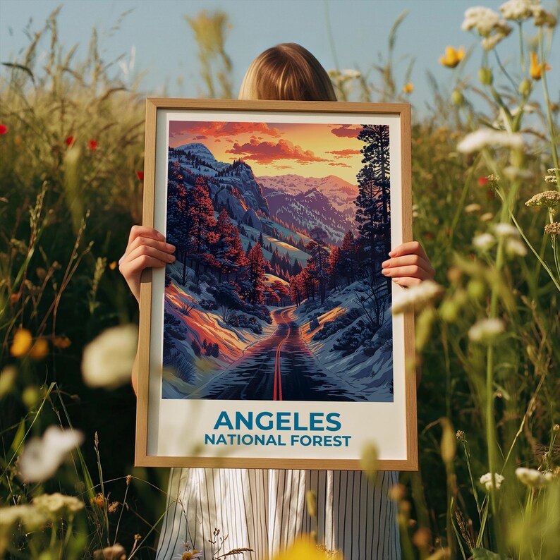 Angeles National Forest Poster - Southern California Wall Art