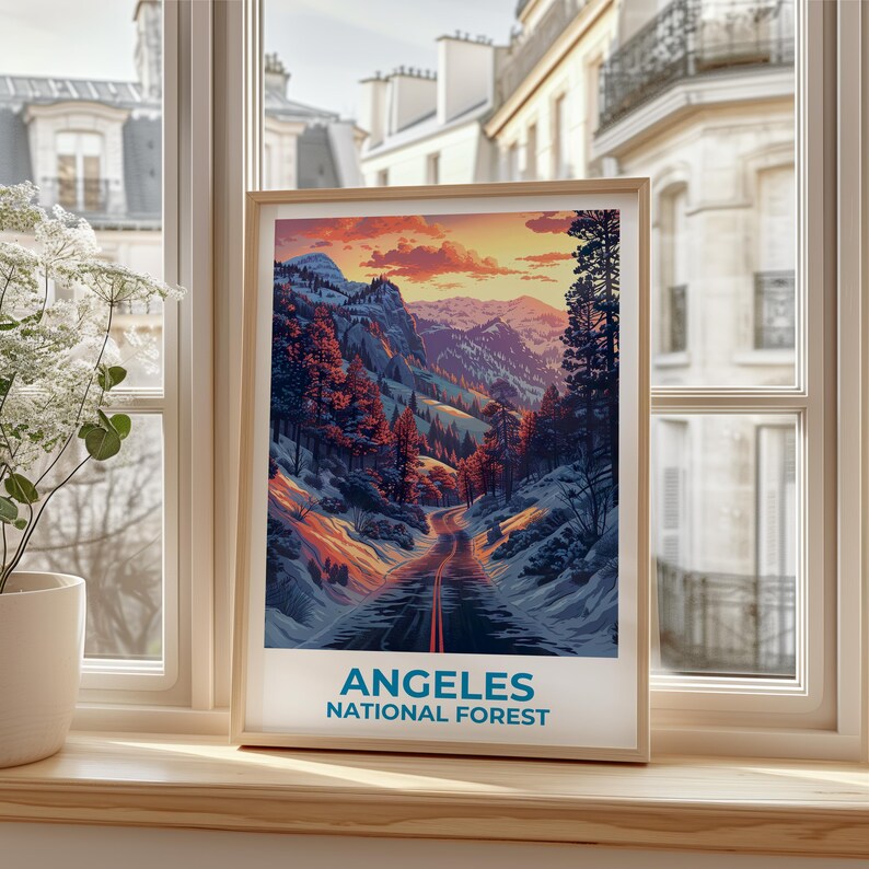 Angeles National Forest Poster - Southern California Wall Art