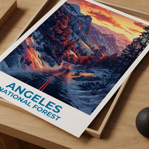Angeles National Forest Poster - Southern California Wall Art